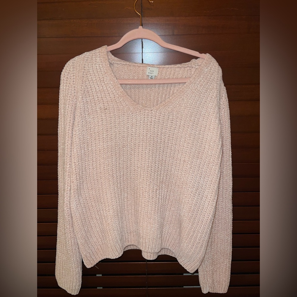 Baby pink sweater